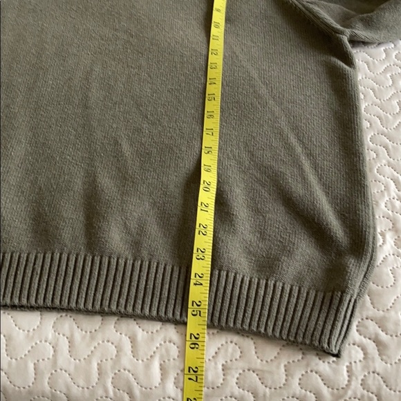 Brooks Sport Moss Green Turtleneck Sweater Size M - Picture 6 of 8